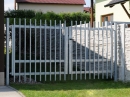 Ocelová žárově pozinkovaná brána do zahrady
